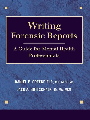 cover image of Writing Forensic Reports
